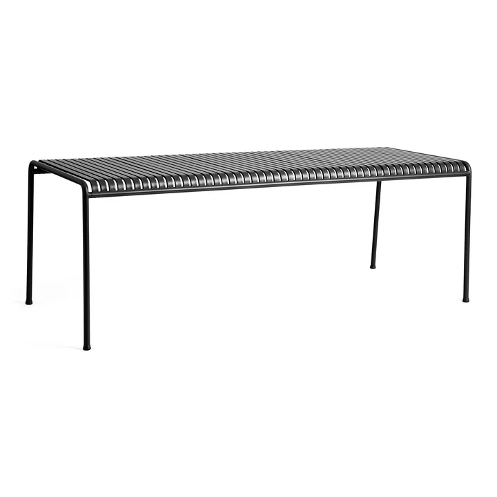 HAY - Palissade Table, rectangulaire, 220 x 90 cm, anthracite