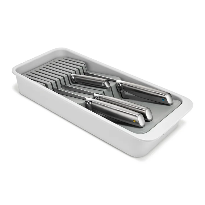 Joseph Joseph - DrawerStore Organisateur de couteaux, compact, light stone