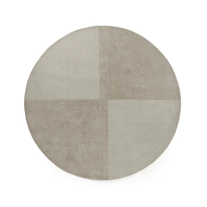 Normann Copenhagen - Level Tapis, Ø 280 cm, warm grey