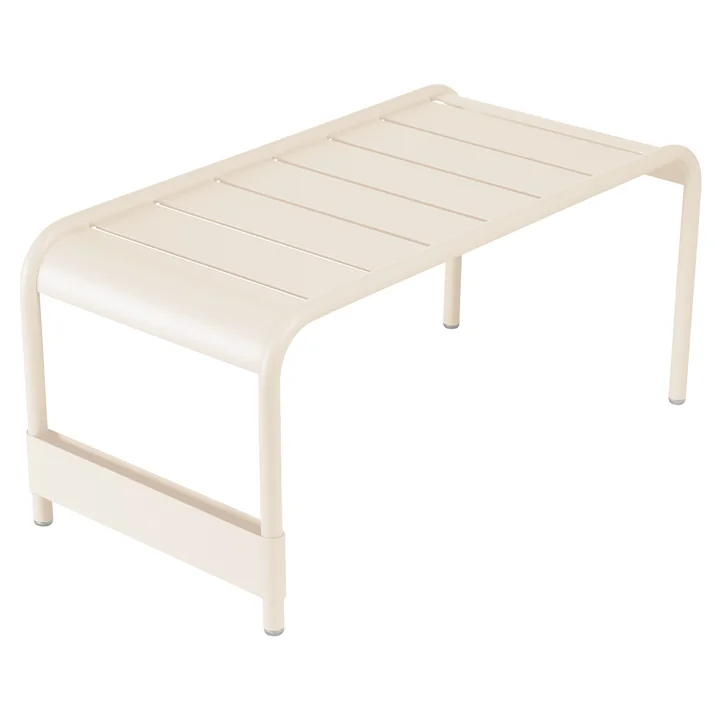 Fermob - Luxembourg table basse large / banc de jardin, beige latté