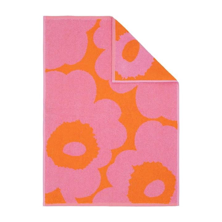 Marimekko - Unikko serviette 50 x 70 cm, orange / rose