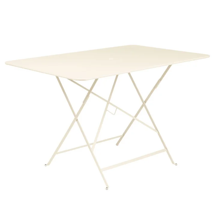 Fermob - Bistro table pliante, rectangulaire, 117 x 77 cm, beige latté