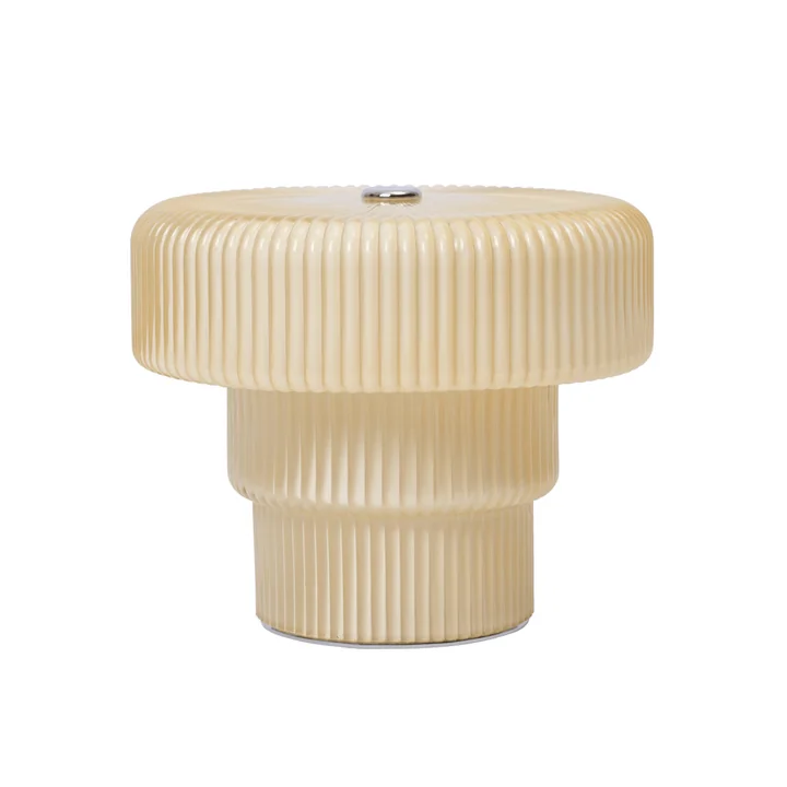 Ferm Living - Lampe à accu Ripple LED, beige clair