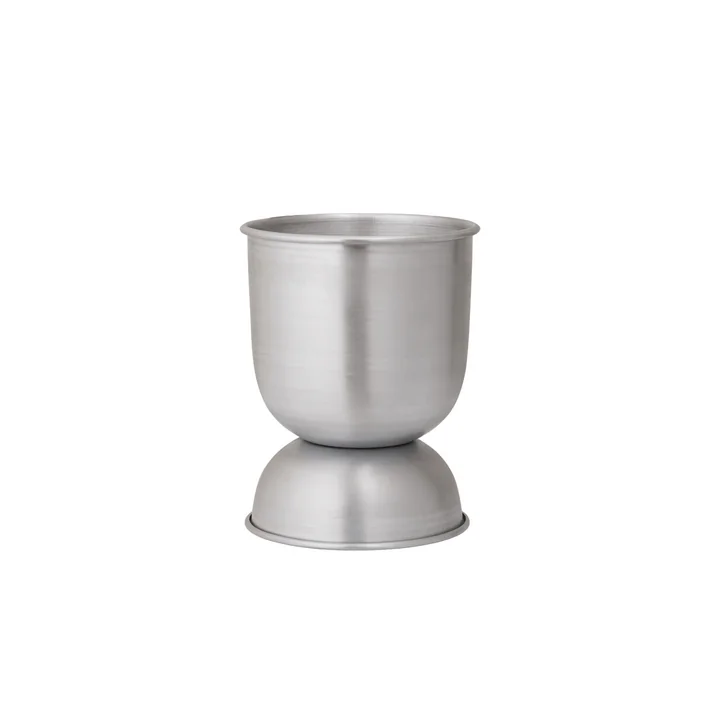 Ferm Living - Hourglass Pot de fleurs extra-small, Ø 21 x H 30 cm, aluminium