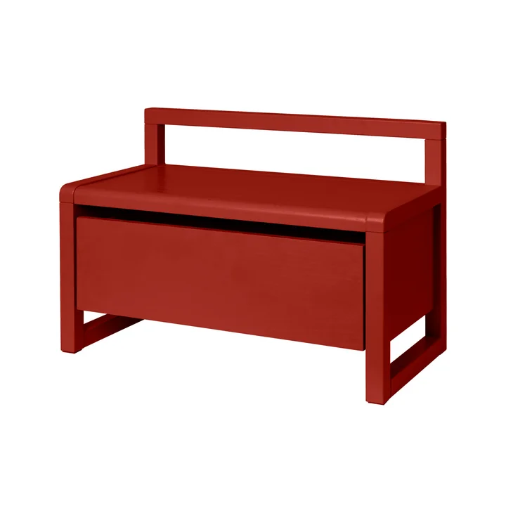 Ferm Living - Little Architect Banc de rangement, poppy red