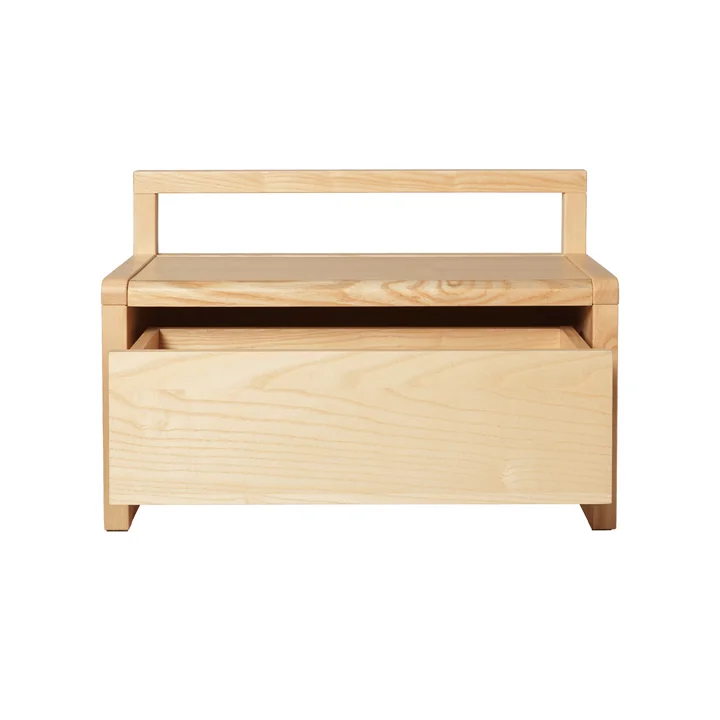 Ferm Living - Little Architect Banc de rangement, frêne naturel