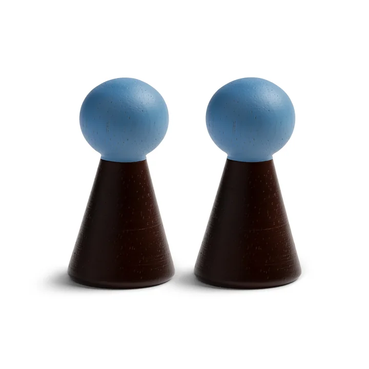 & klevering - Halma Crochets de vestiaire (set de 2), bourgogne / bleu