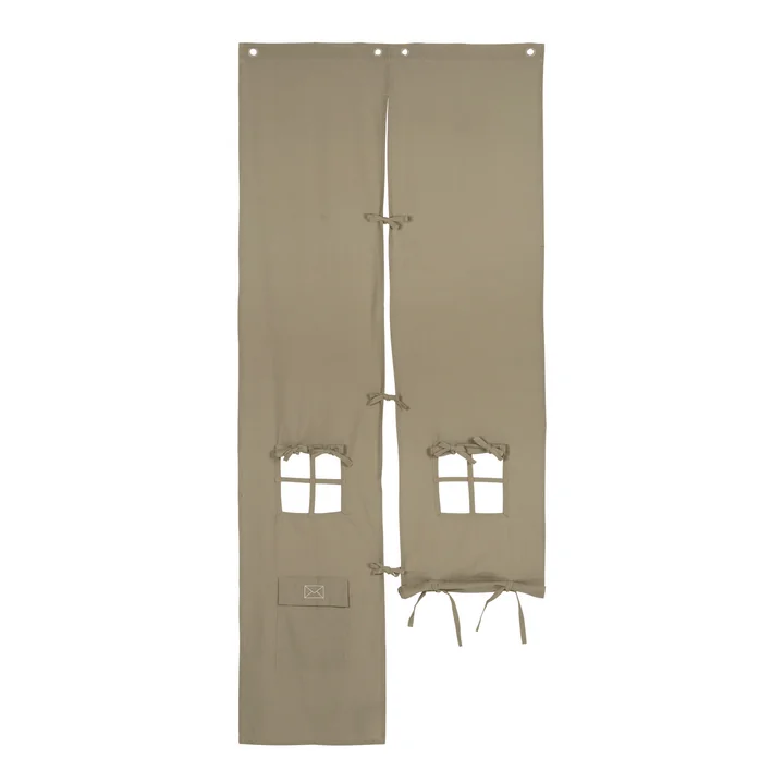 Ferm Living - Settle Rideau de porte, elm green