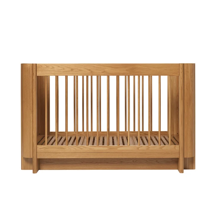 Ferm Living - Tilu Lit bébé, 68 x 129 cm, chêne naturel