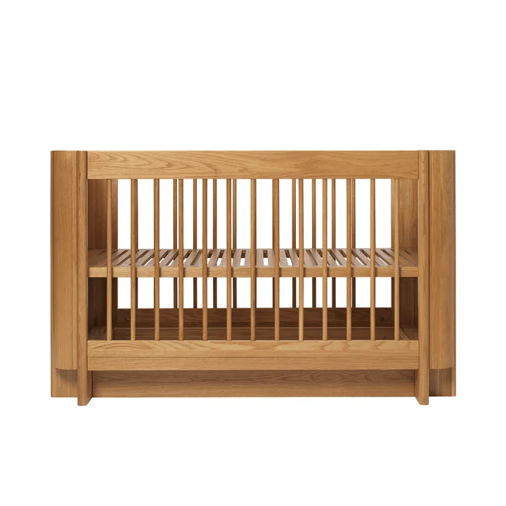 Ferm Living - Tilu Lit bébé, 68 x 129 cm, chêne naturel