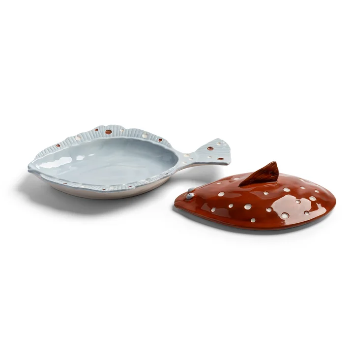 & klevering - Plaice Terrine, 29,5 x 21 cm, marron