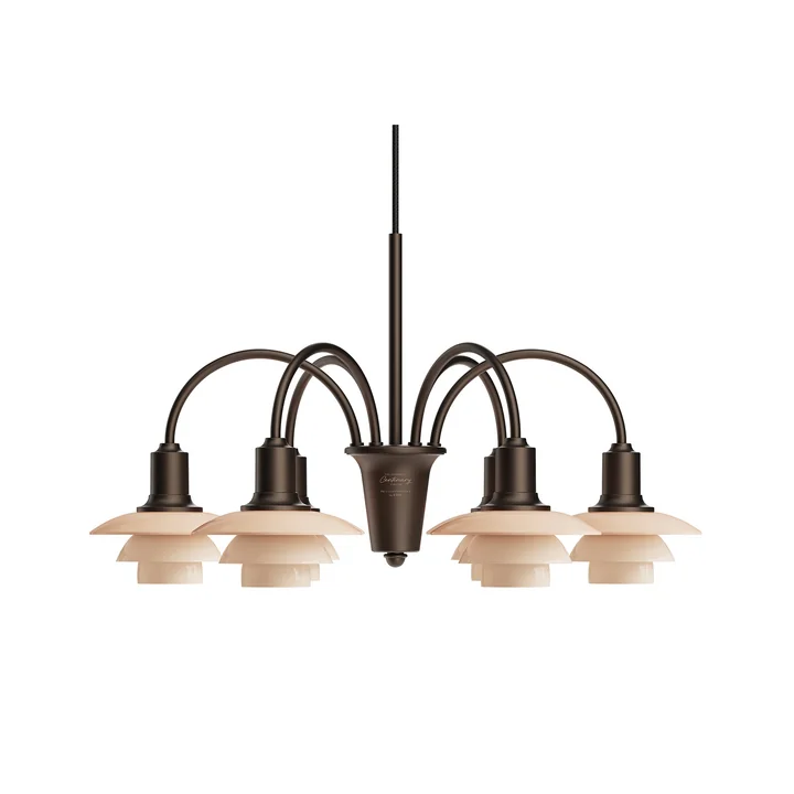 Louis Poulsen - PH 1/1 Lustre Centenary Edition, aged brass / dusty terracotta (6-bras)