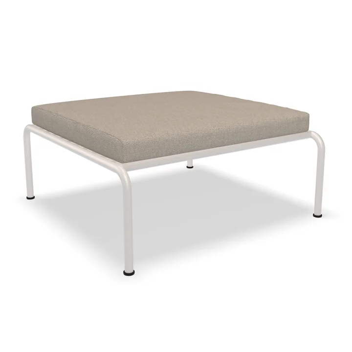 HOUE - AVON Ottoman, blanc cassé / cendre