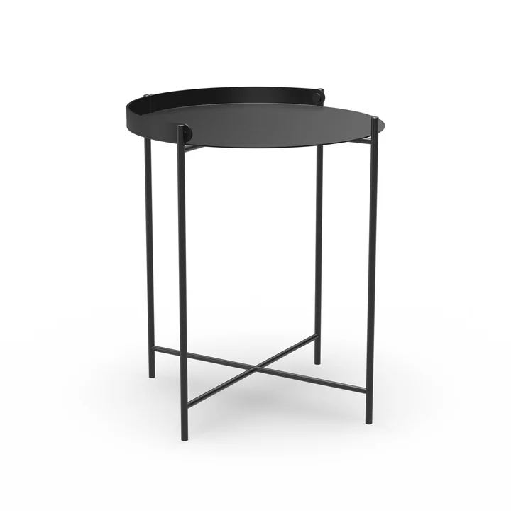 HOUE - EDGE Table d'appoint Ø 46, noir