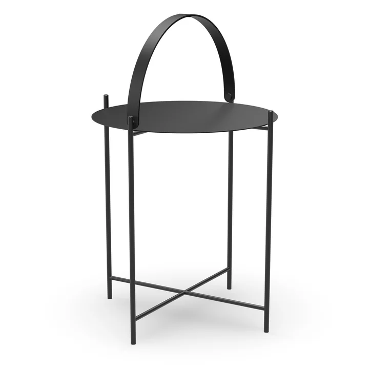 HOUE - EDGE Table d'appoint Ø 46, noir