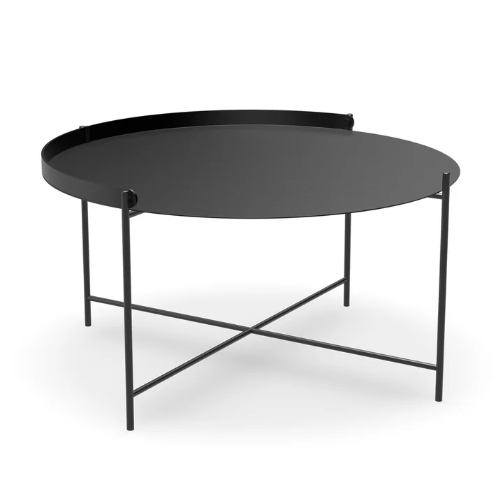 HOUE - EDGE Table d'appoint Ø 76, noir