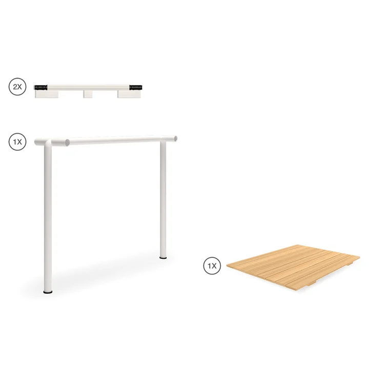HOUE - AVANTI Infinity Set 1, pin / muted white