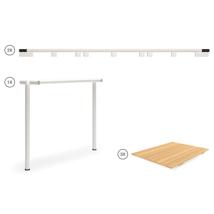 HOUE - AVANTI Infinity Set 3, pin / muted white
