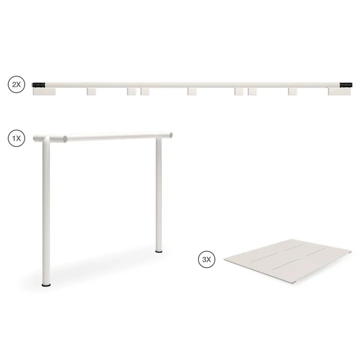 HOUE - AVANTI Infinity Set 3, blanc cassé
