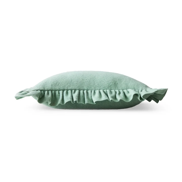 Hkliving - Coussin en feutre, 60 x 40 cm, menthe