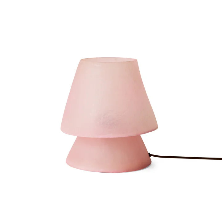 HKliving - Glassfiber lampe de table, H 28 cm, rose