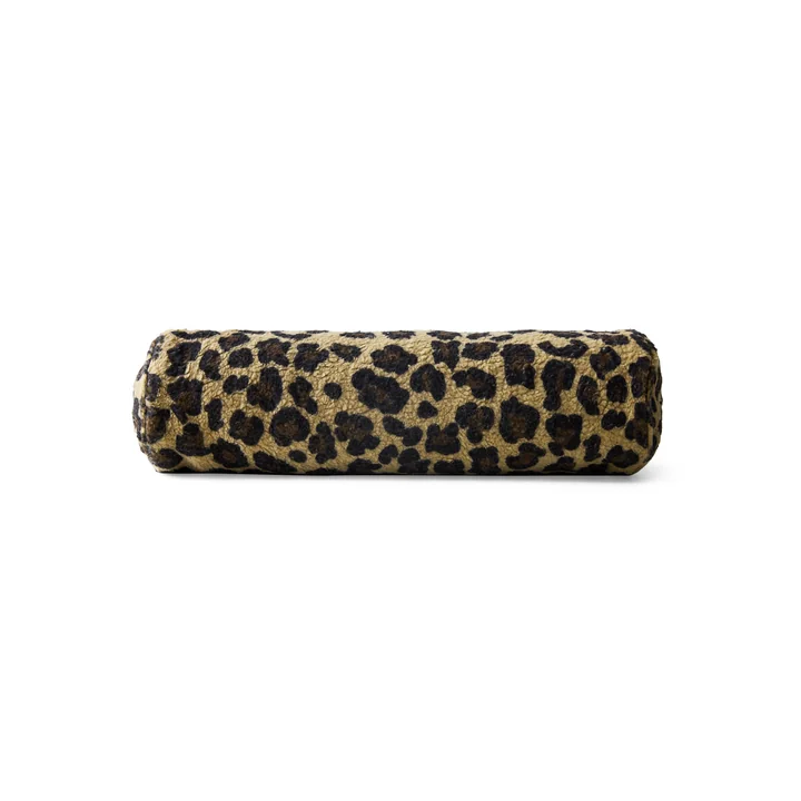 HKliving - Coussin à roulettes, Ø 13 x 50 cm, panthère