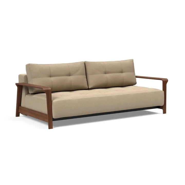Innovation Living - Ran Canapé-lit, 227 x 117 cm, mocha (Tissu 587, mixed dance )