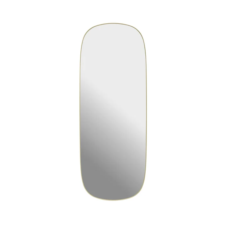 Muuto - Framed Mirror , grand, jaune clair / verre clair