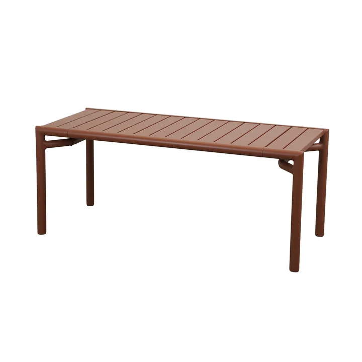 Cane-line - Bliss Table basse / banc, rouge désert