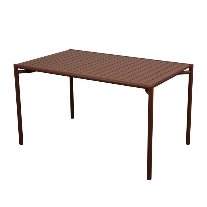 Cane-line - Bliss Table de salle à manger rectangulaire, rouge désert