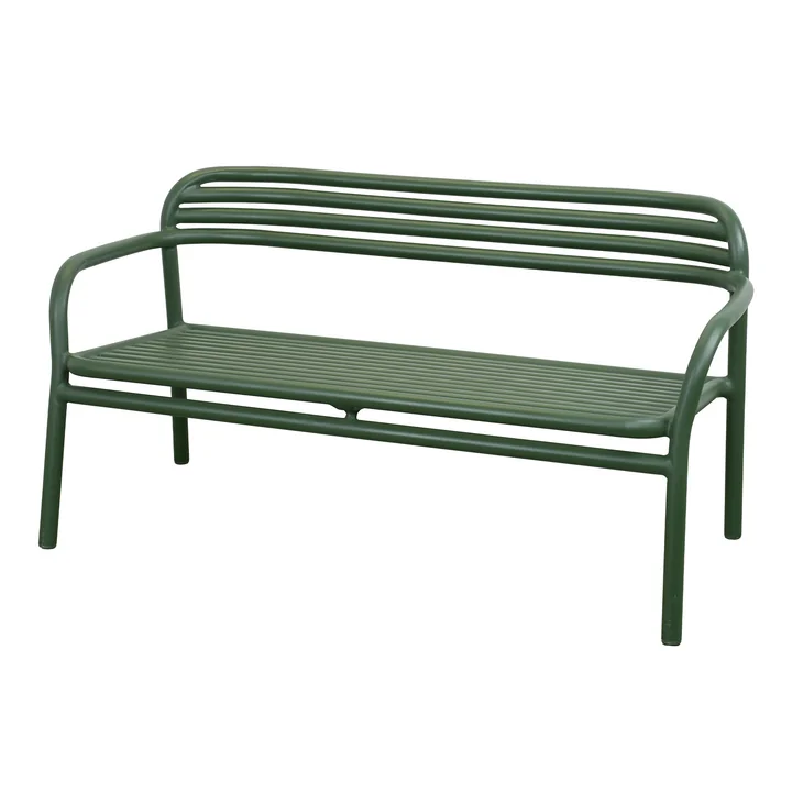 Cane-line - Canapé Bliss, empilable, vert foncé