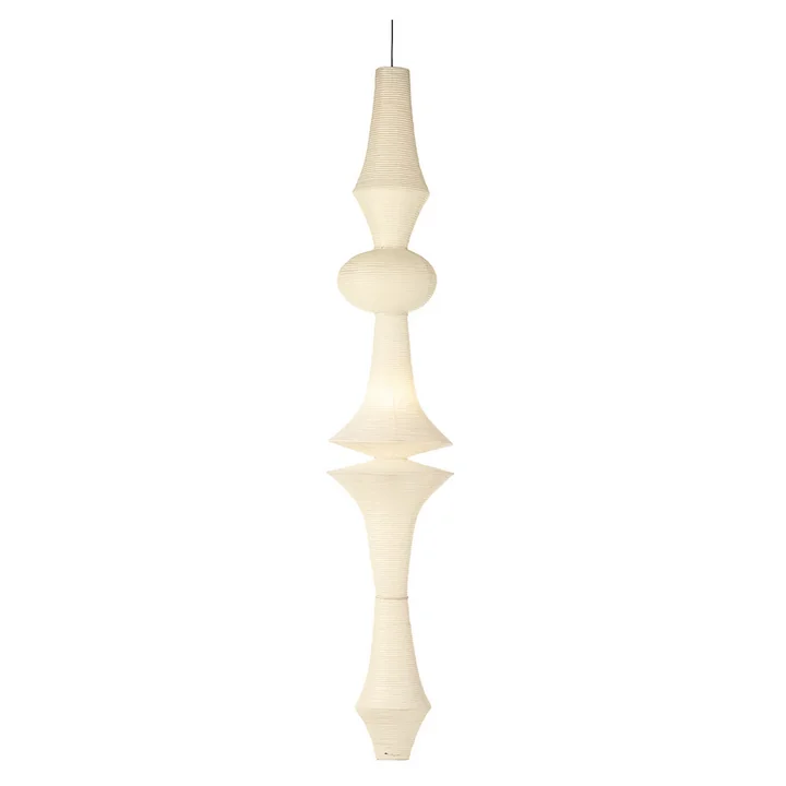 Vitra - Akari E Lampe suspendue, Ø 48 cm H 295 cm, naturel