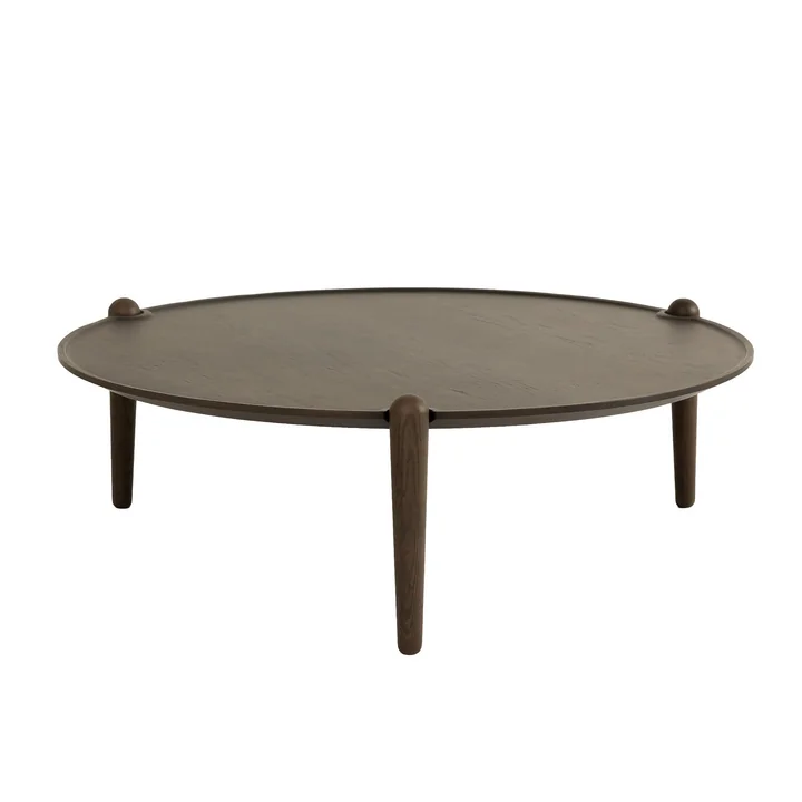 Design House Stockholm - Aria Table d'appoint low, Ø 90 x 30 cm, chêne foncé