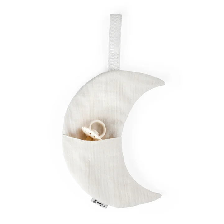 Sebra - housse de couette, lune, creamy white