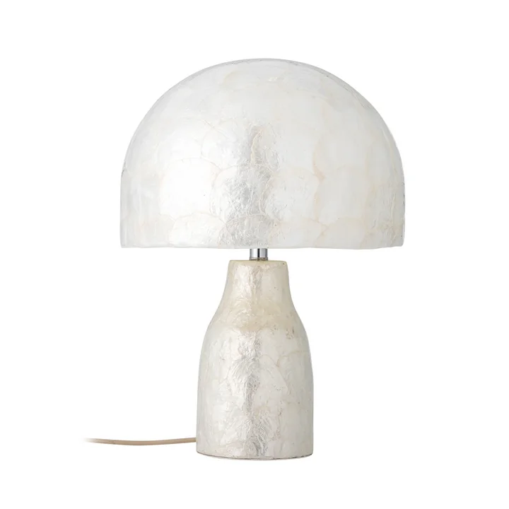 Bloomingville - Adria Lampe de table, H 43 cm, mother of pearl