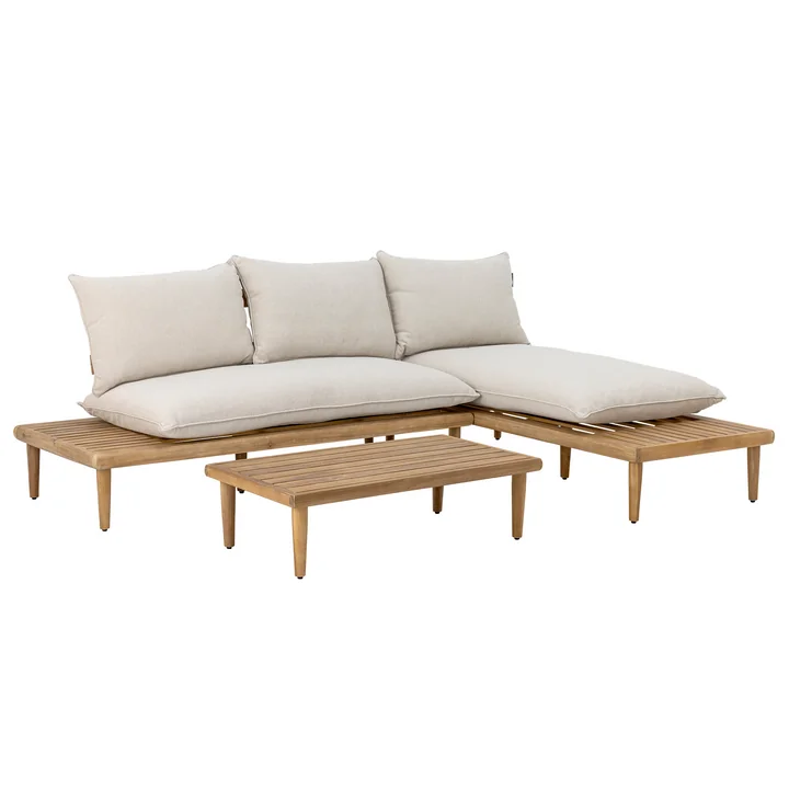 Bloomingville - Cesano Outdoor Set de salon, nature, acacia