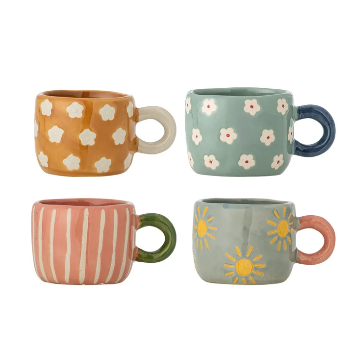 Bloomingville - Nini Tasse, multipack, multi (set de 4)