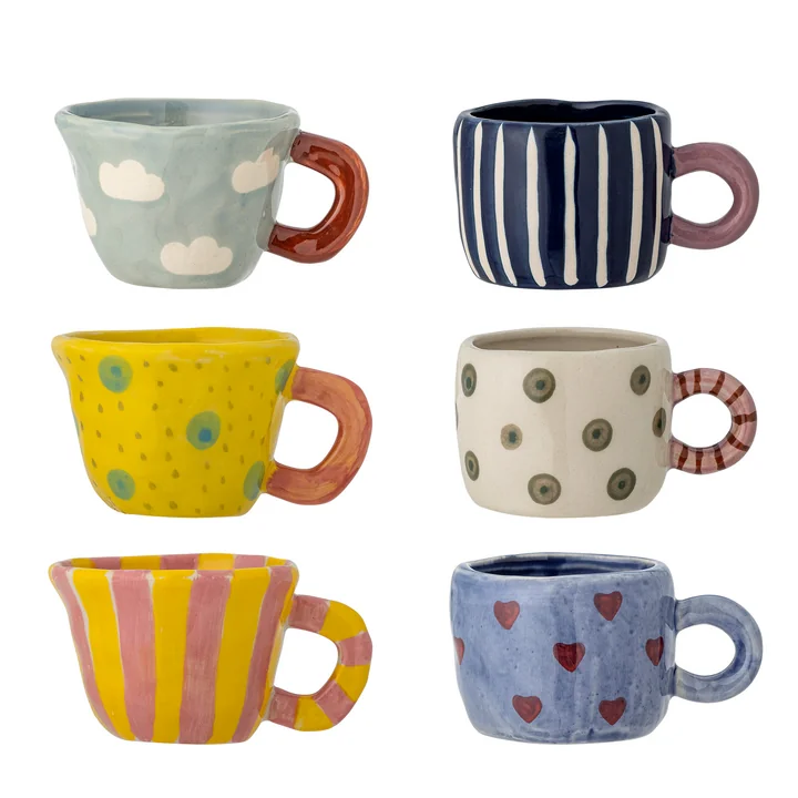 Bloomingville - Nini Tasse, multipack, multi (set de 6)