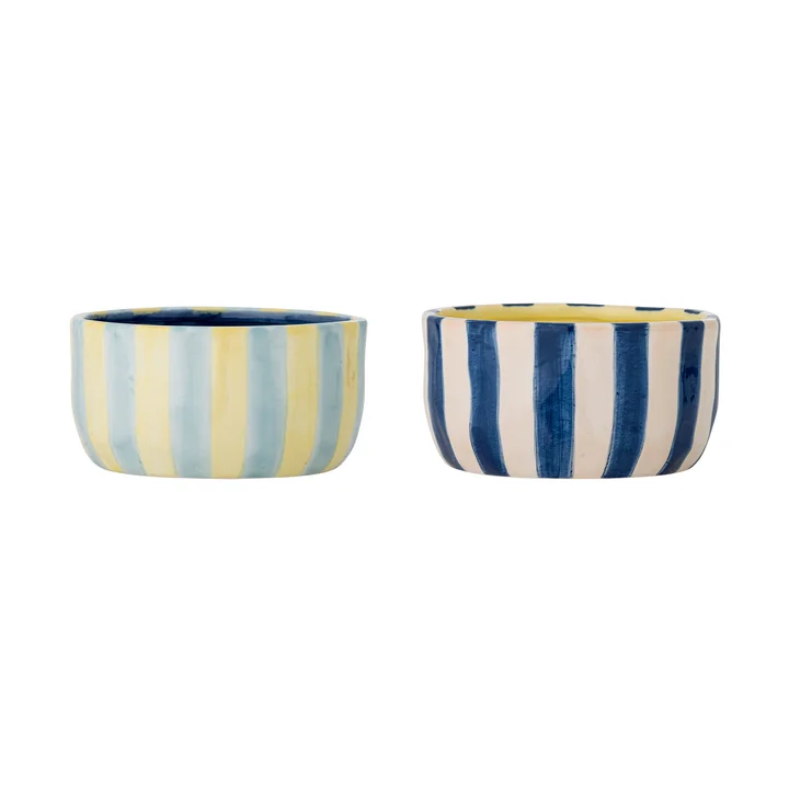 Bloomingville - Phoenix Coupe, Ø 13 x H 7 cm, multi (set de 2)