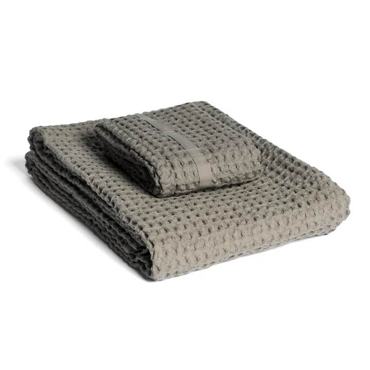 The Organic Company - Big Waffle Serviette, Gift Set, clay