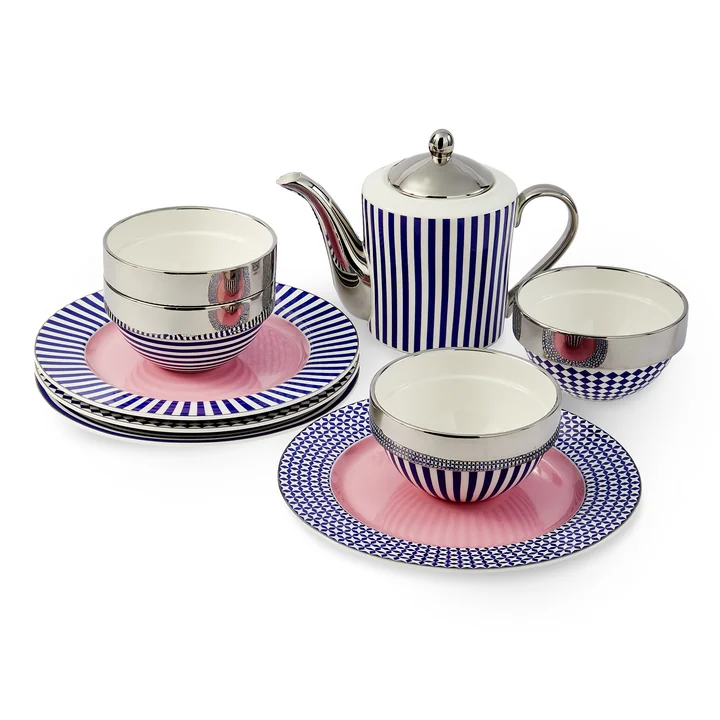 POLSPOTTEN - Aunty Dinner Plates, bols et théière