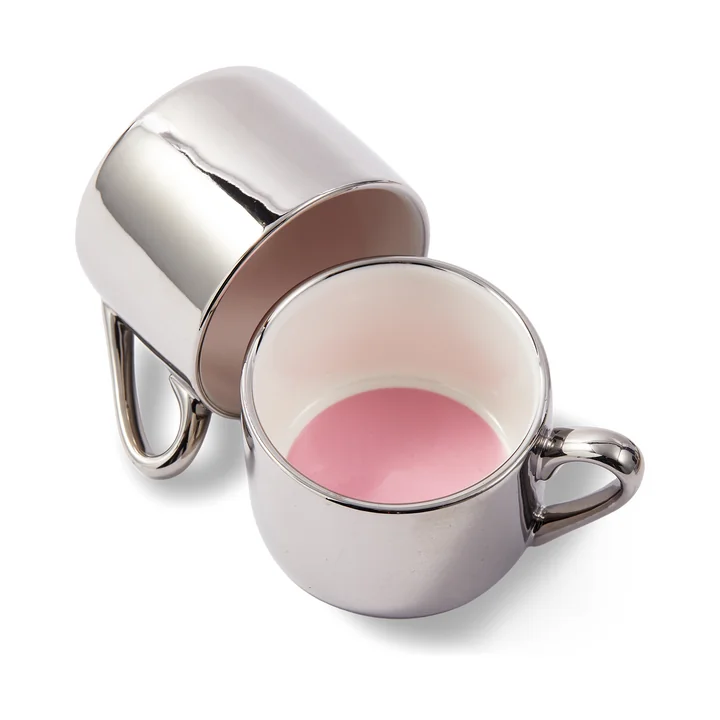 POLSPOTTEN - Aunty Série, 2 tasses à expresso, multicolore