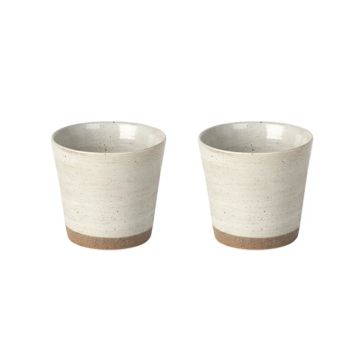 Broste Copenhagen - Tasse à expresso « Grød », 15 cl, couleur sable (lot de 2)