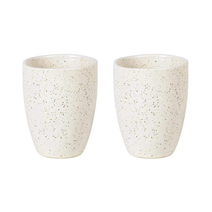 Broste Copenhagen - Tasses « Nordic Vanilla », 25 cl (lot de 2)