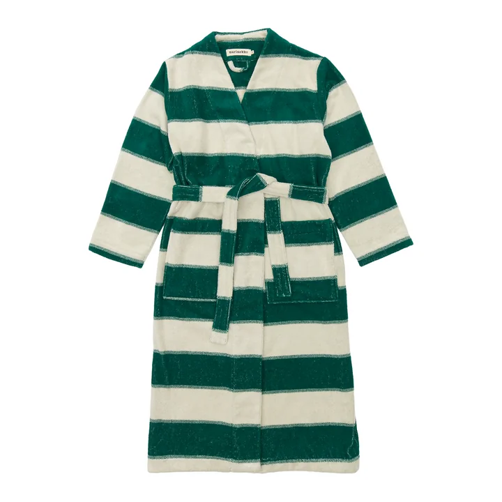 Marimekko - Peignoir « Galleria », emerald / melon