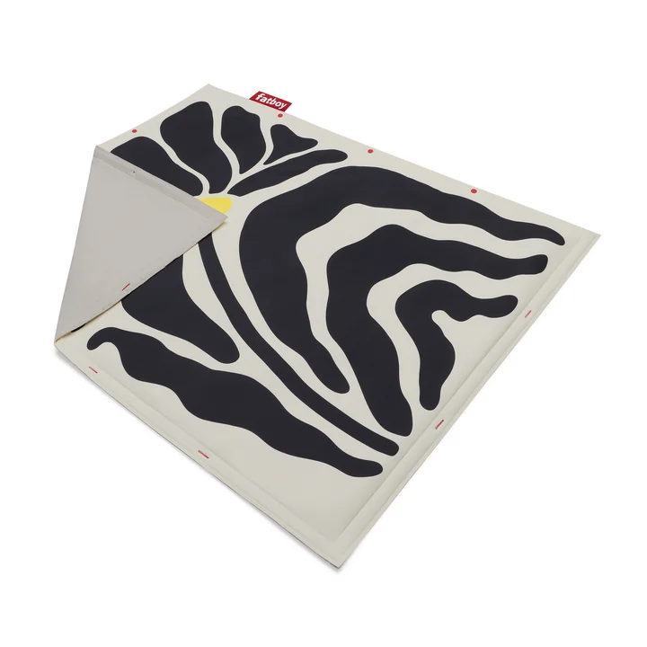 Fatboy - Flying Carpet, 180 x 140 cm, crème botanic / black