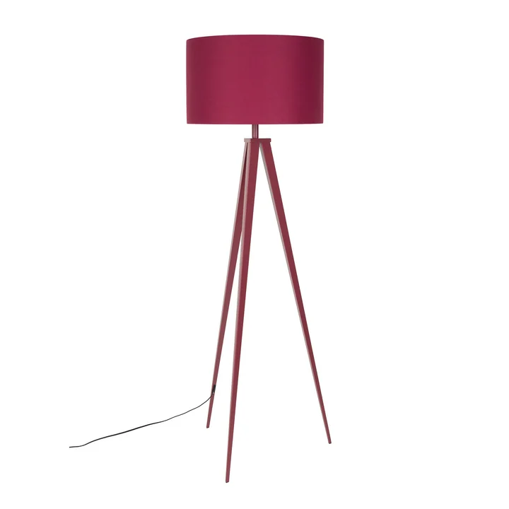 Zuiver - Tripod Lampadaire, burgundy red