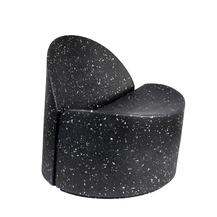 Zuiver - Chaise lounge Bloom, black-galaxy