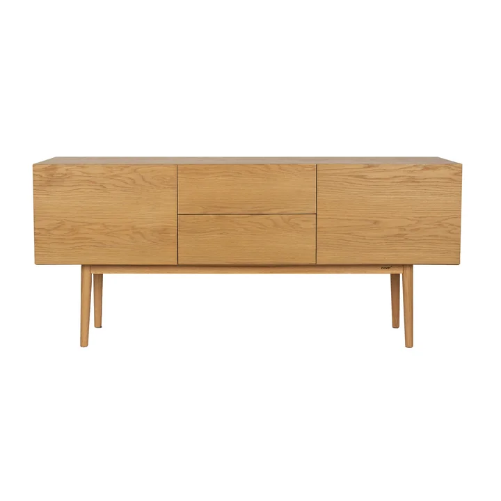 Zuiver - High On Wood Cabinet, chêne, 2 tiroirs, 2 portes