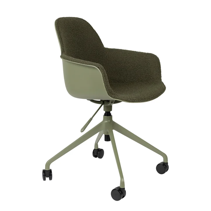 Zuiver - Albert Kuip Chaise de bureau à accoudoirs, vert